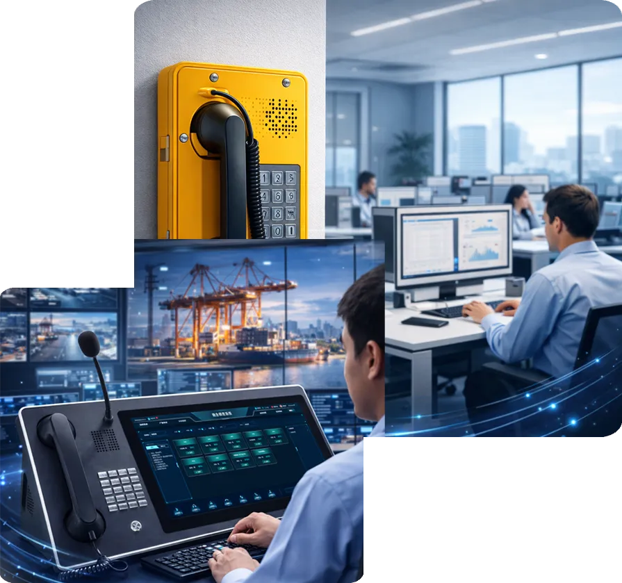 贝克通信办公场所一角