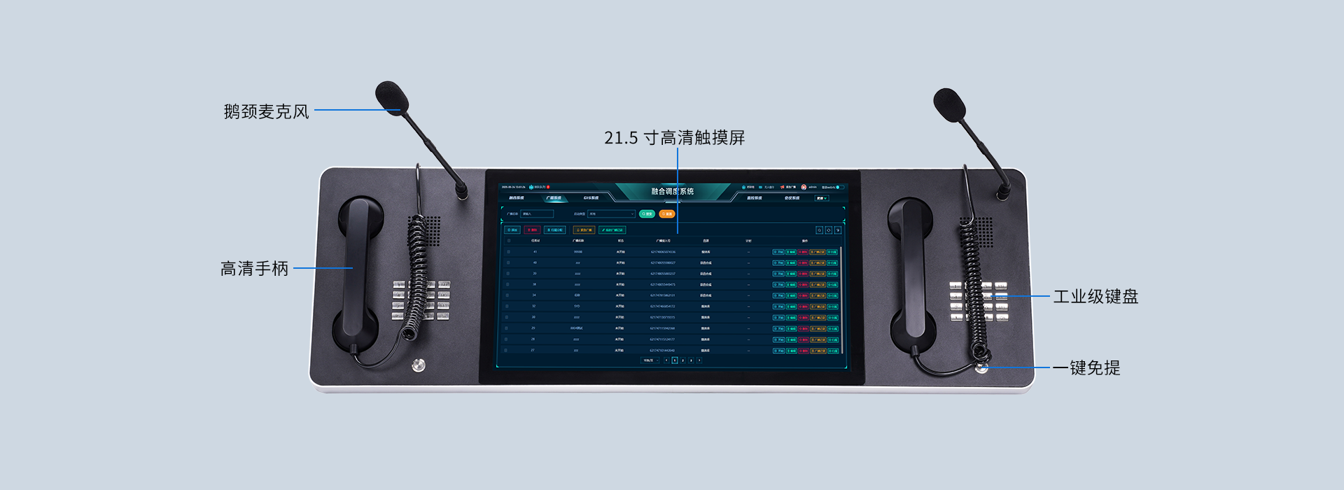 一体化设计，调度高效直观