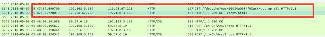 get_ap_config 方式抓包