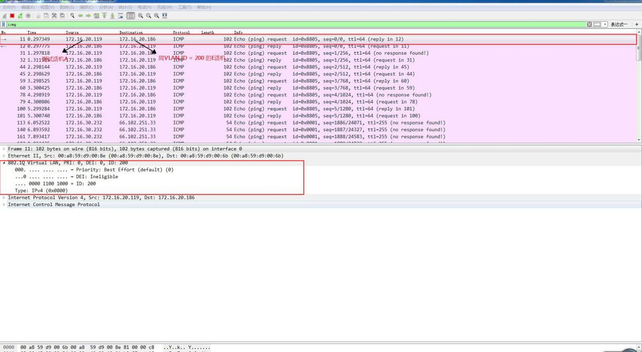 修改 WAN port VLAN ID 为 200