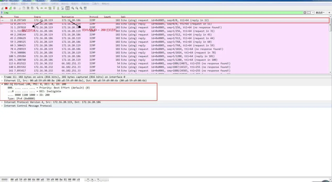 修改 WAN port VLAN ID 为 200