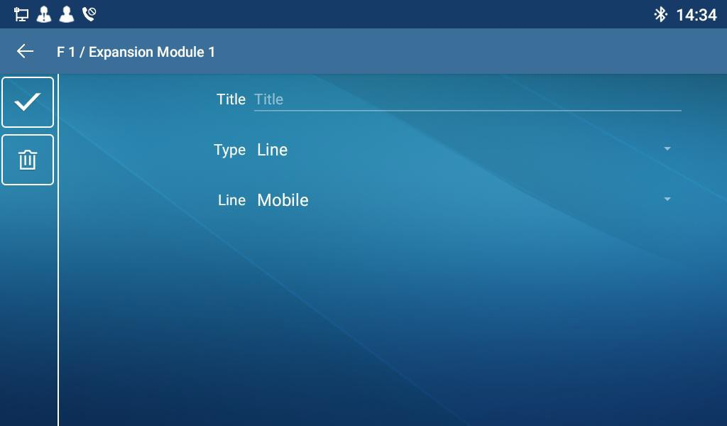 Title 项自定义设置界面