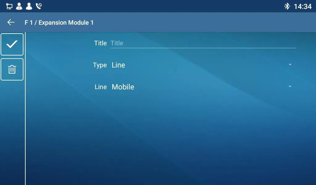 Title 项自定义设置界面