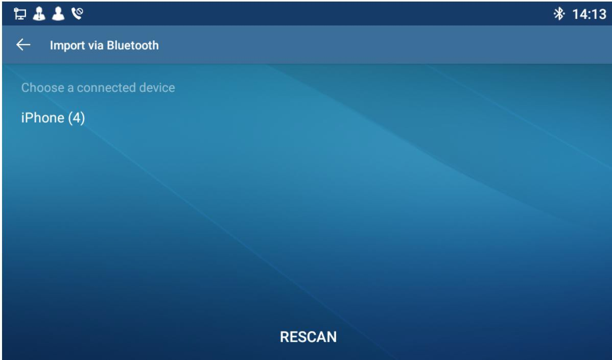 刷新蓝牙列表界面