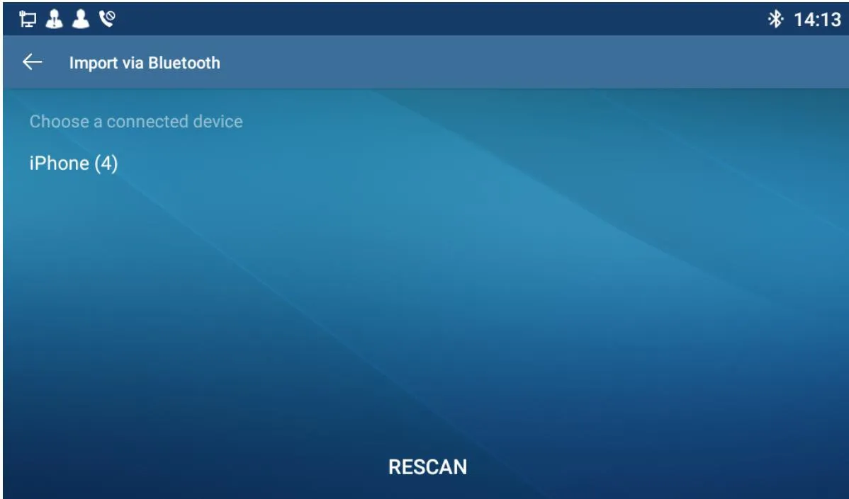 刷新蓝牙列表界面