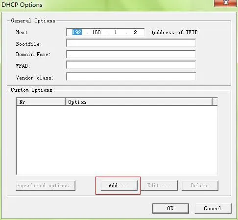 设置 DHCP Option66