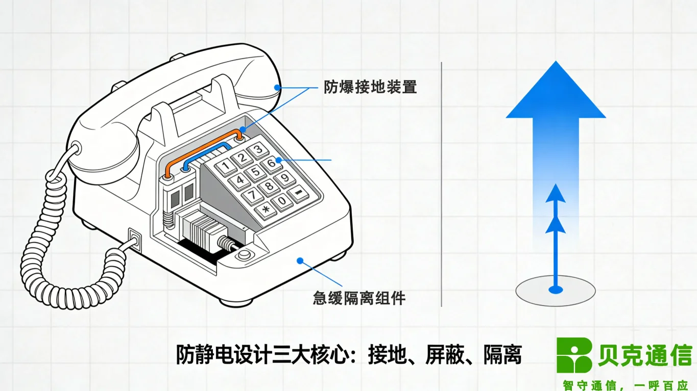防爆电话机的防静电设计与安全性能提升息息相关