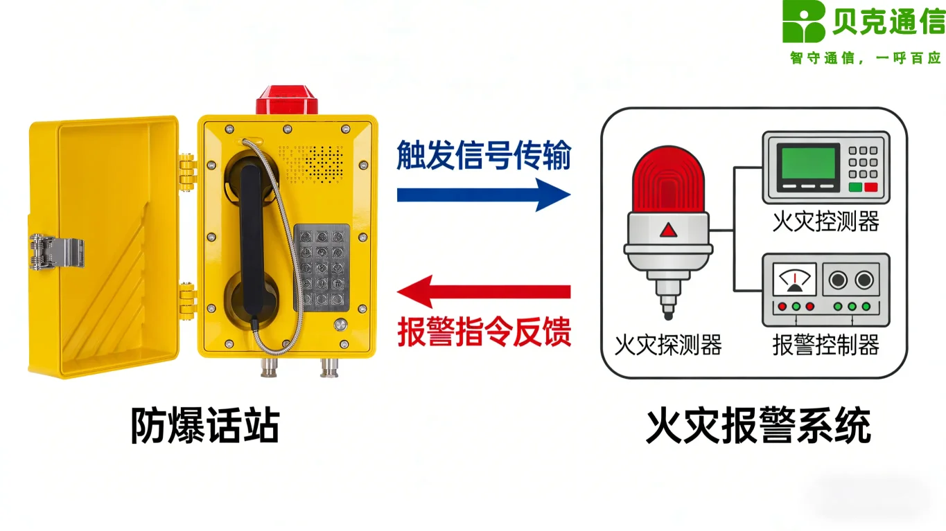 防爆扩音呼叫话站与火灾报警系统的智能联动