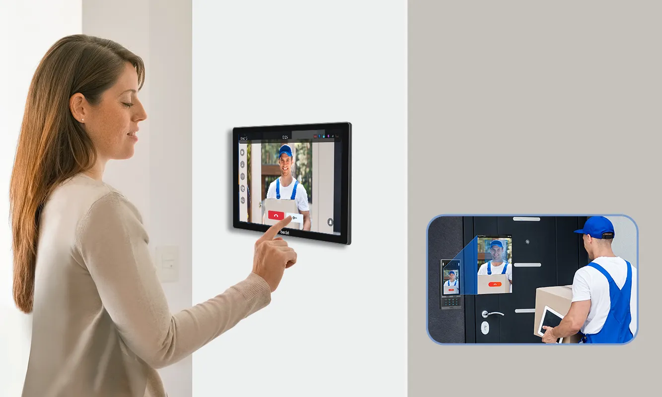  高清视频通话 一键远程开门