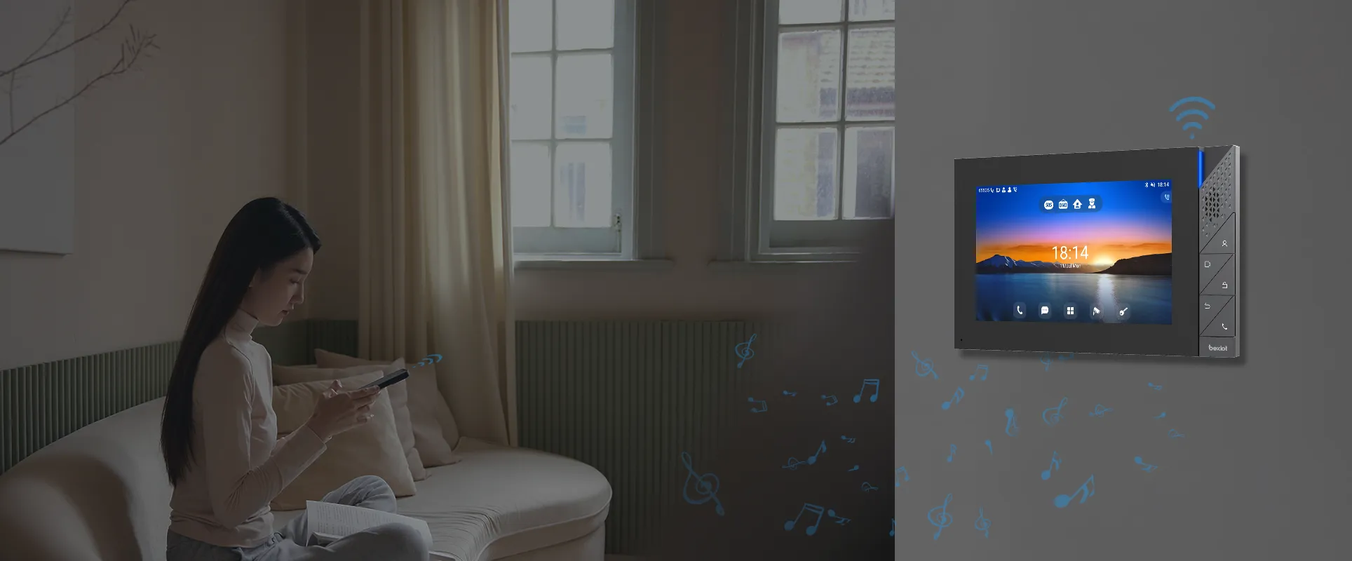 内置蓝牙和WiFi，灵活无线连接