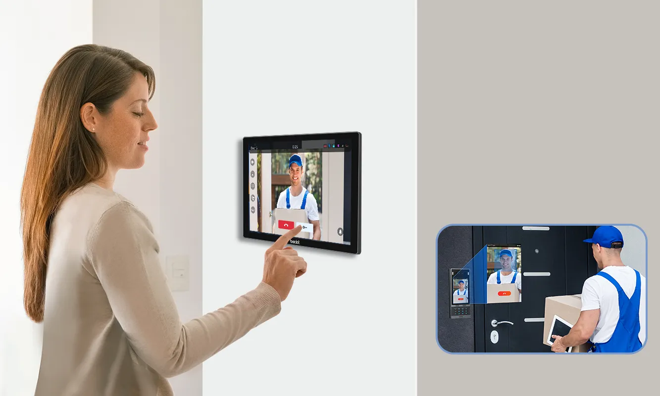 高清视频通话一键远程开门