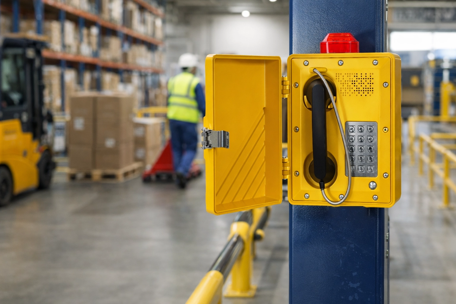工业电话在仓储与物流中心的应急通信应用