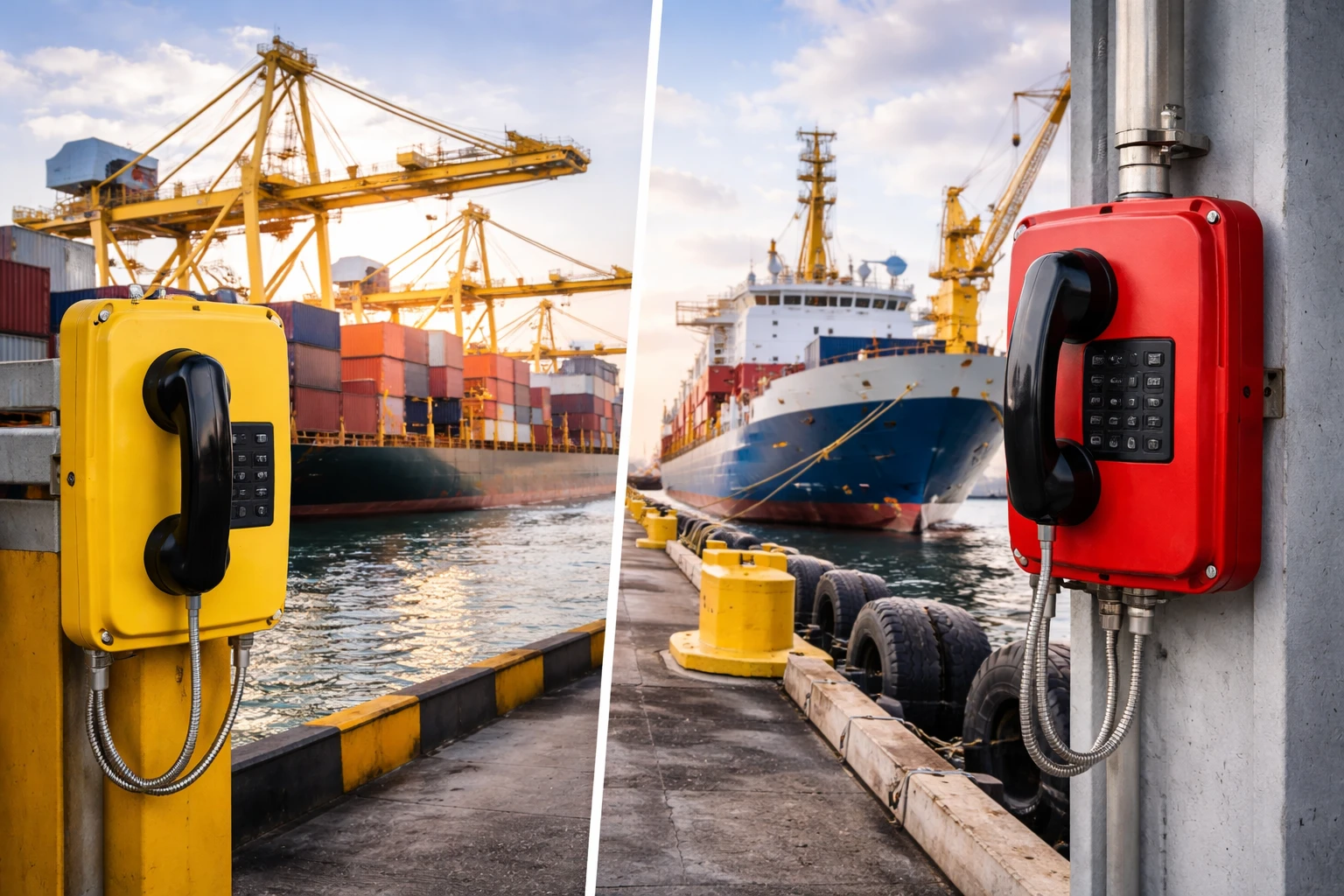 工业电话在港口和码头场景中的应用布局