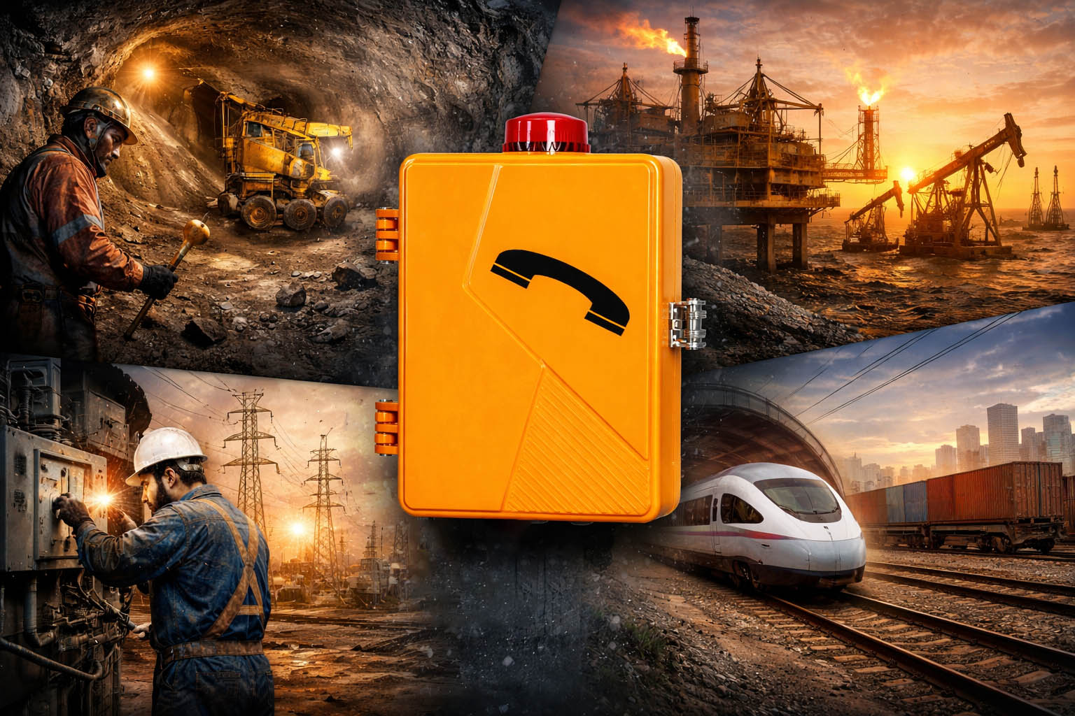 工业话机的广泛使用领域