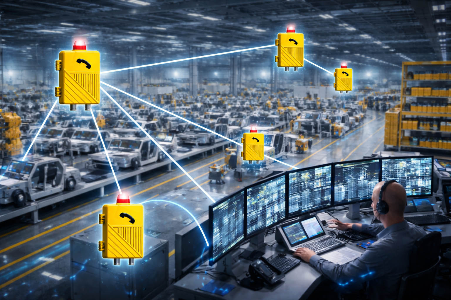 工业电话运用于智能工厂调度