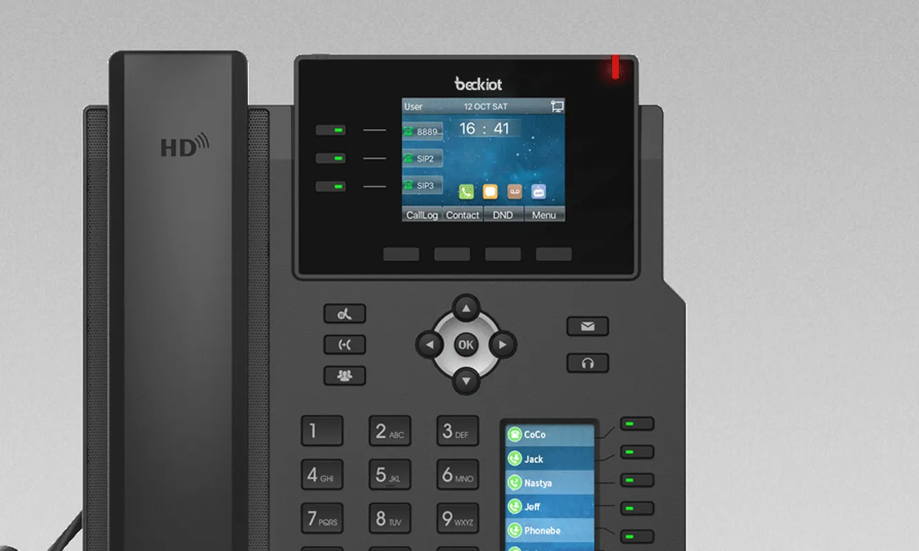 双彩屏商务外观设计,操作更顺畅