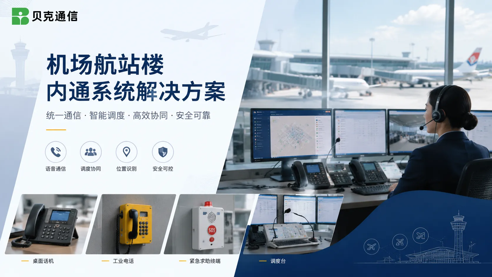 机场航站楼内通系统设计指南：架构、终端与部署要点