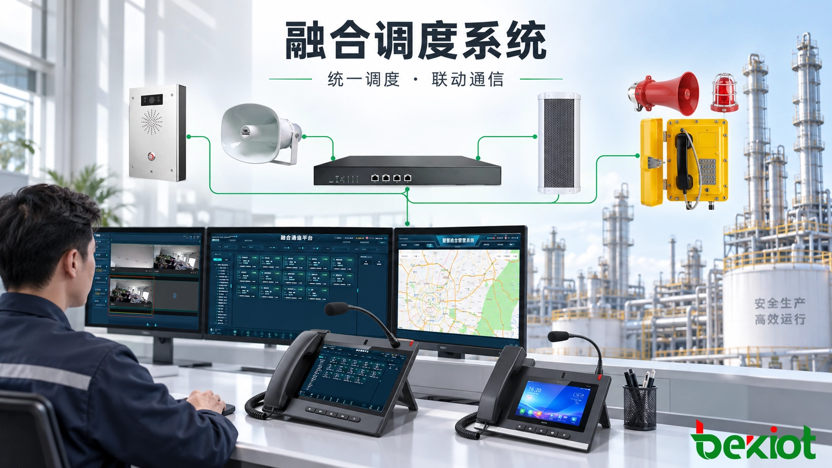 融合调度系统如何实现不同通信系统统一调度？