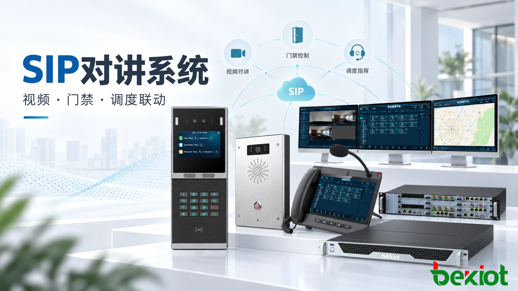 SIP对讲系统如何部署？IP PBX接入、视频与门禁联动解析