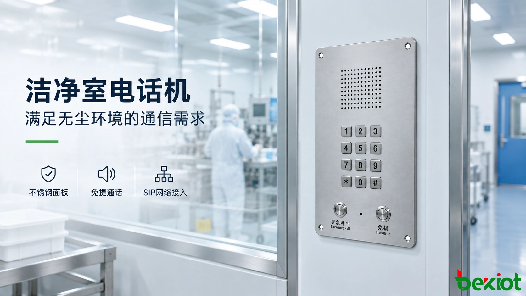 洁净室电话机如何满足无尘环境的通信需求？