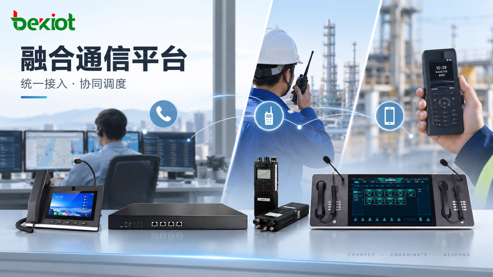 融合通信平台如何统一接入IP电话、对讲机与移动终端？