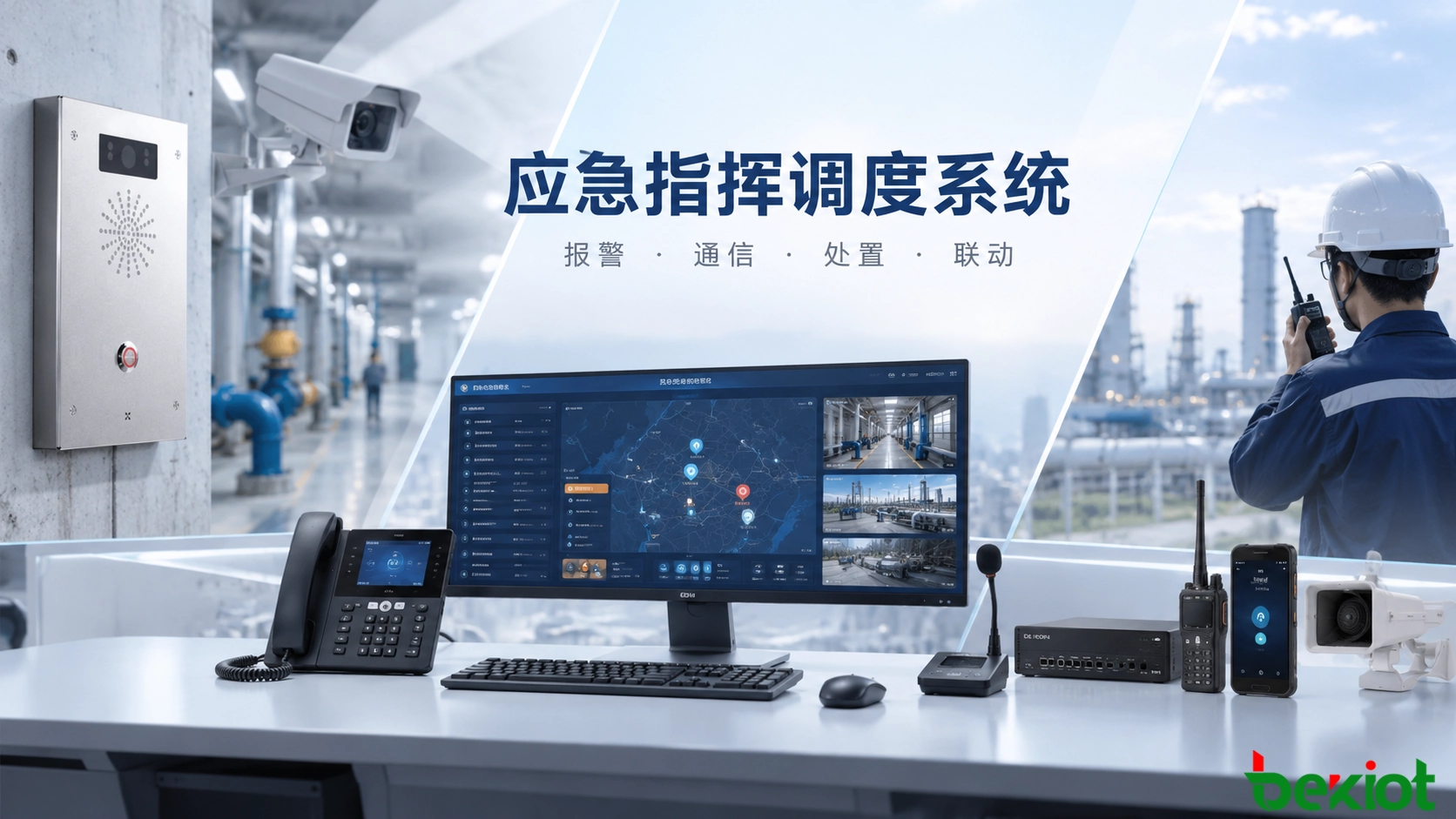应急指挥调度系统如何实现报警、通信与处置流程联动？