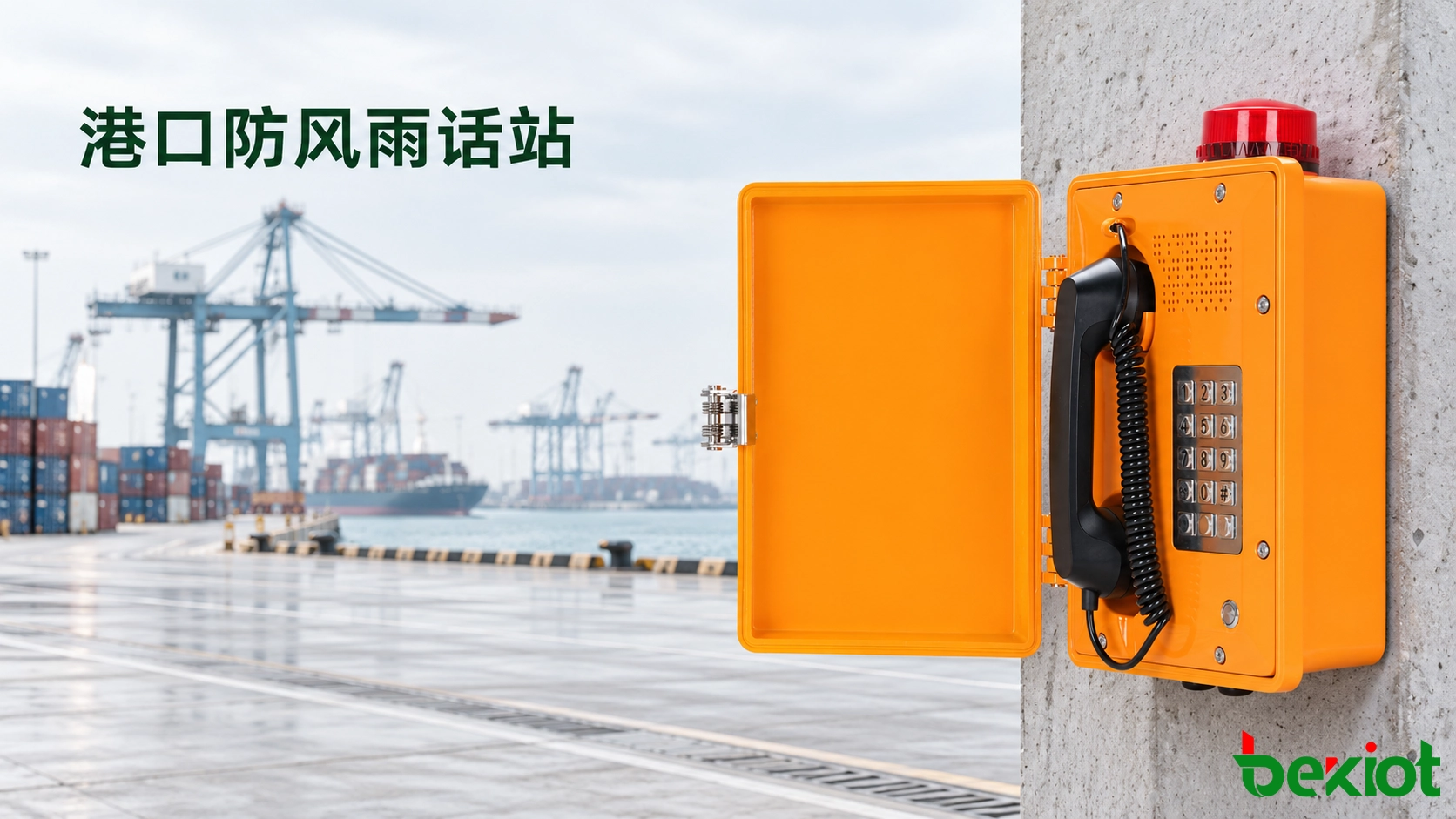 港口码头怎么选防风雨话站？防水防尘工程配置指南